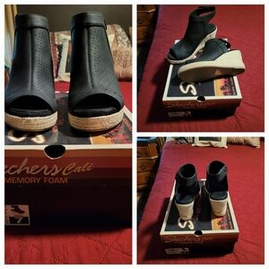 Sketchers black size 7